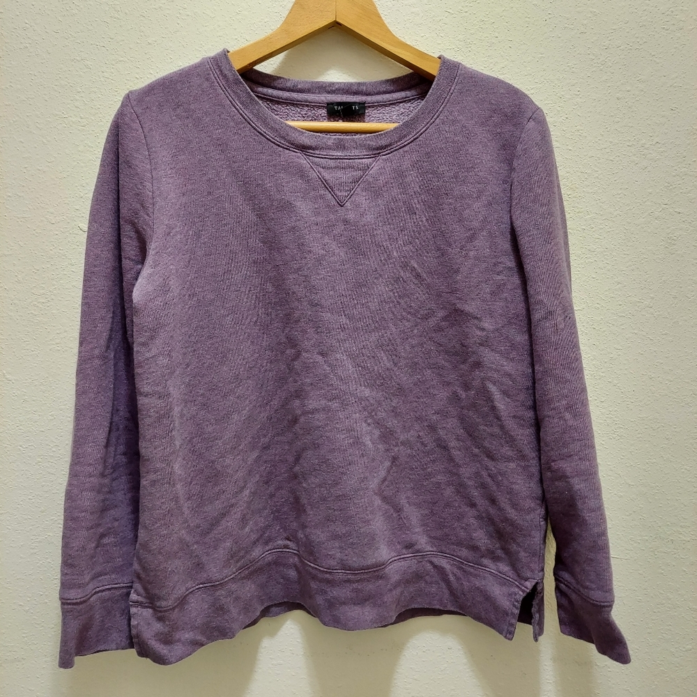 Talbots purple sweatshirt small